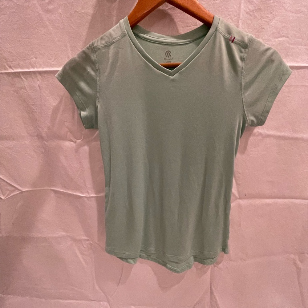 GREEN ATHLETIC SHIRT